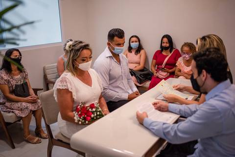 fotografia casamento no cartório de laranjeiras na cidade Serra no Espírito Santo'