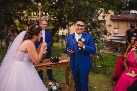 Fotografia Votos Noivo - Casamento de Dia - Balneario Carapebus - Serra ES'