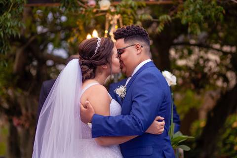 Fotografia Beijo Noivos - Casamento em Balneario Carapebus Serra ES - Paulo Mota Fotografia'