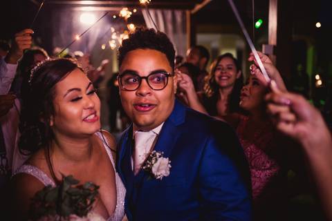 Fotografia entrada da festa de casamento - Balneario Carapebus - Serra ES'