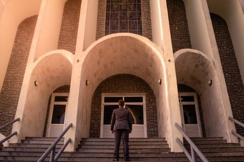Fotografia de casamento iasd central de vitoria es - first touch'