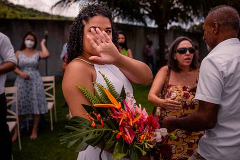 Entrada da Noiva - Vitoria - ES - Cerimonia de Casamento ao Ar livre'