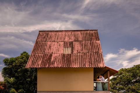 Retrato Chalé Noivos - Fotografia de Casamento - Trash the Dress - Vitória - ES'
