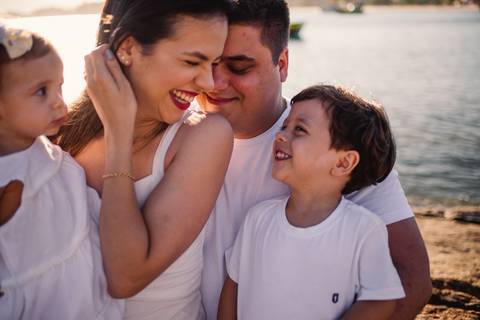 Retrato em familia - praia de ubu - anchieta - es '