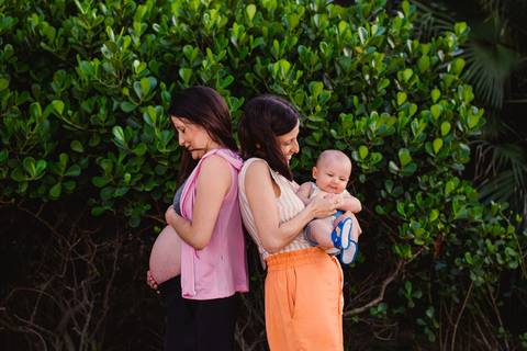 ensaio fotografico irmas gemeas - ilha do frade - ensaio de gestante - vitoria - es'