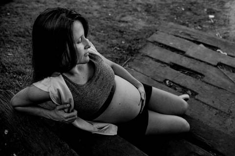 retrato ensaio fotografico gestante - ilha do frade - vitoria - es'