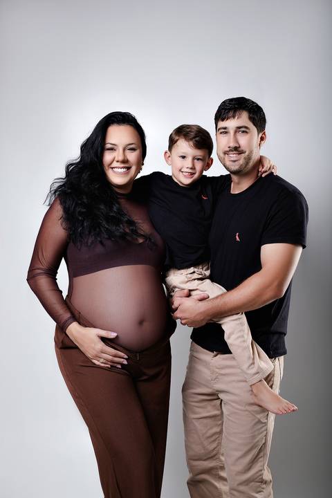 Ensaio gestante estúdio - Leh fotógrafa'
