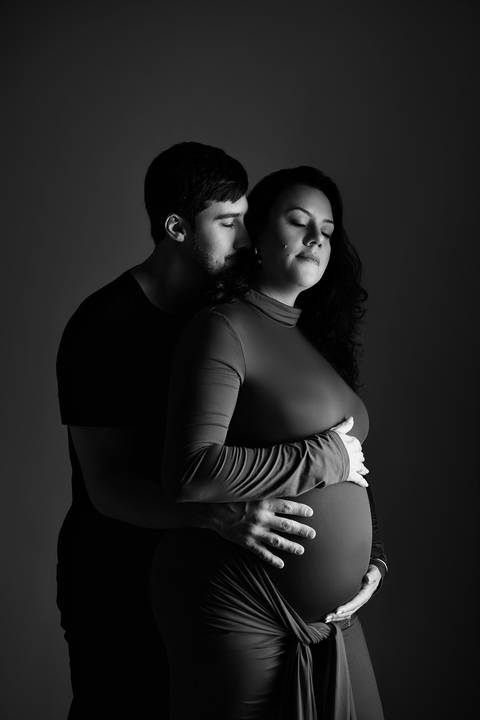 Ensaio gestante estúdio - Leh fotógrafa'