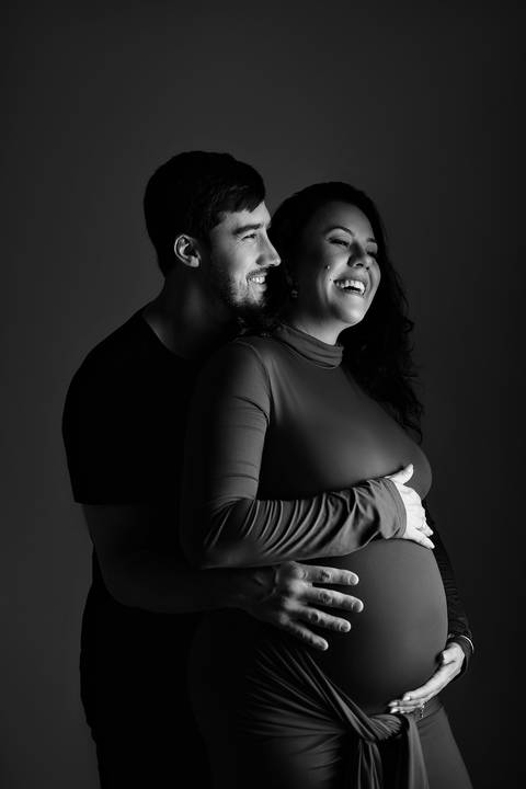 Ensaio gestante estúdio - Leh fotógrafa'
