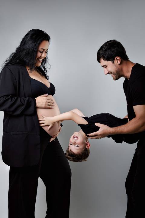 Ensaio gestante estúdio - Leh fotógrafa'