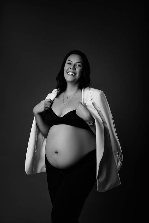 Ensaio gestante estúdio - Leh fotógrafa'