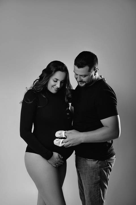 Ensaio gestante estúdio - Leh fotógrafa'