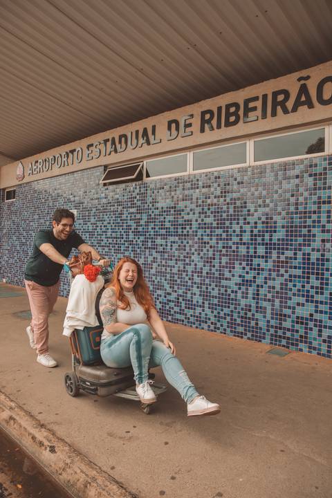 Silvinho e Giu (Aeroporto Leite Lopes)'