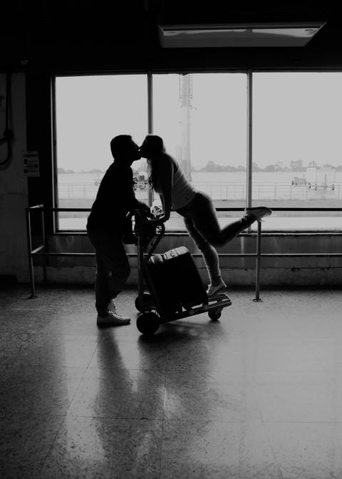 Silvinho e Giu (Aeroporto Leite Lopes)'