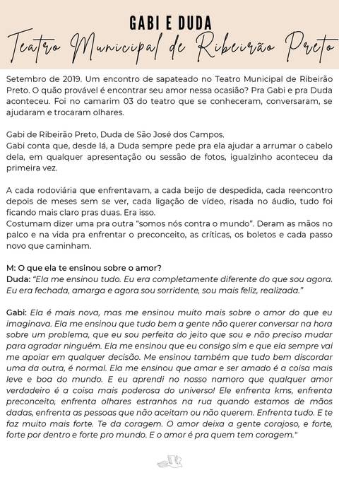 História Gabi e Duda
'