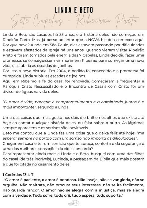 História Linda e Beto'