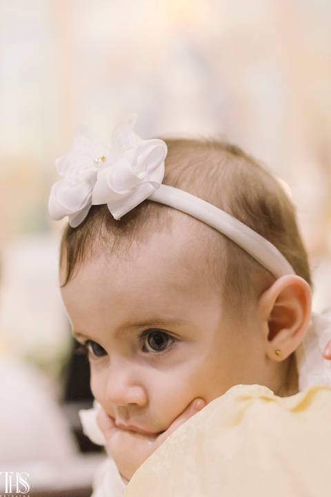 bebê em batizado - fotografa em santo andré'