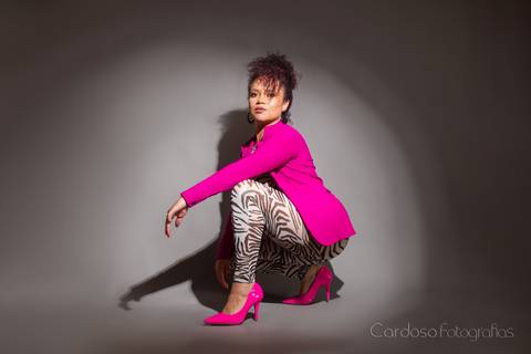 ensaio feminino em estúdio'