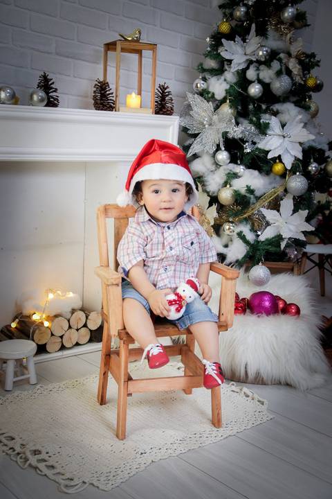 ensaio infantil de natal'