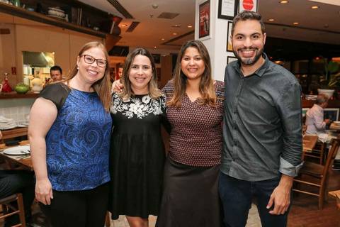 Cinthia Lagranha, Carla Oliveira, Carol Albuquerque e Vinicius Marin'