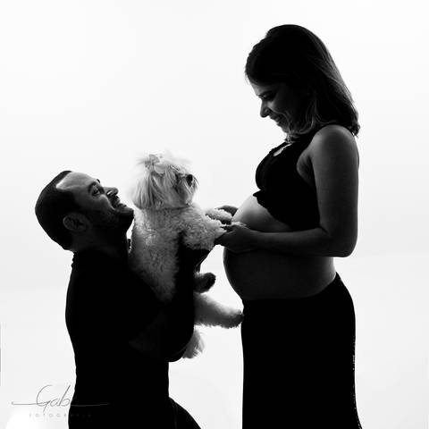 Ensaio Gestante com Pet
Fotografia em Estúdio Fotográfico com  cão,
Casal grávidos com cachorro Maltês
Foto Gravidez Pet Friendly
Fotógrafa Gabriella Arruda
Estúdio Gabi Fotografia
São Paulo - SP
www.gabi.fot.br'