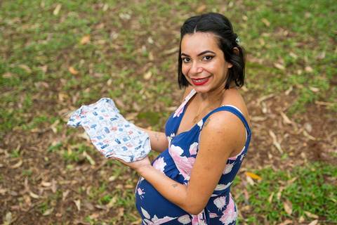 Foto Ensaio Externo de Gestante no Parque do Ibirapuera'