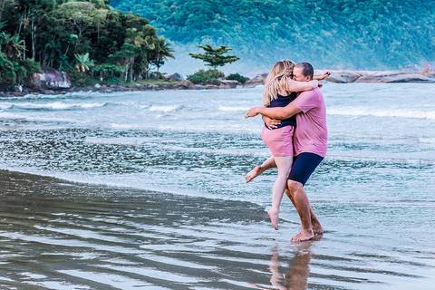 ENSAIO CASAL PRAIA DE IPORANGA - Guarujá - SP '