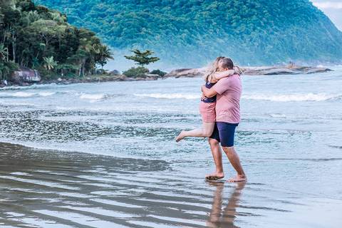 ENSAIO CASAL PRAIA DE IPORANGA - Guarujá - SP '