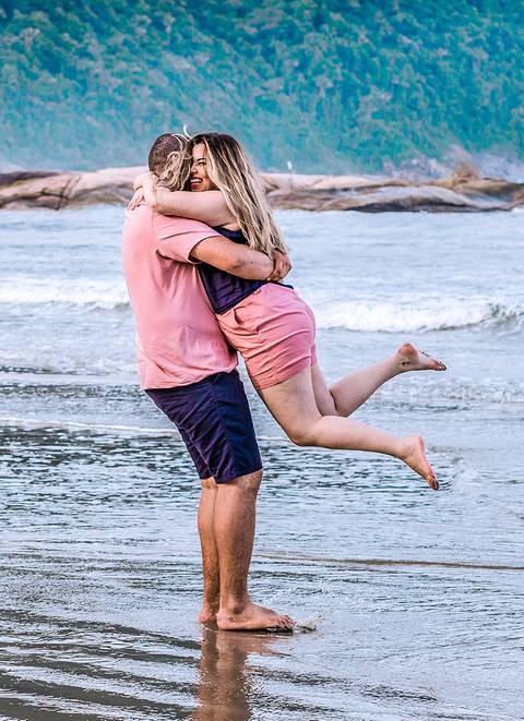 ENSAIO CASAL PRAIA DE IPORANGA - Guarujá - SP '