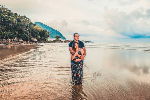 ENSAIO CASAL PRAIA DE IPORANGA - Guarujá - SP '