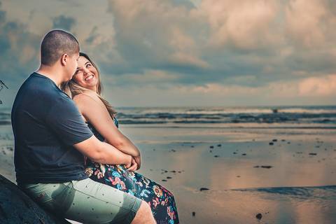 ENSAIO CASAL PRAIA DE IPORANGA - Guarujá - SP '