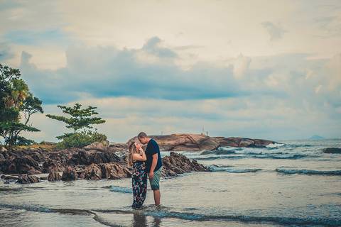 ENSAIO CASAL PRAIA DE IPORANGA - Guarujá - SP '