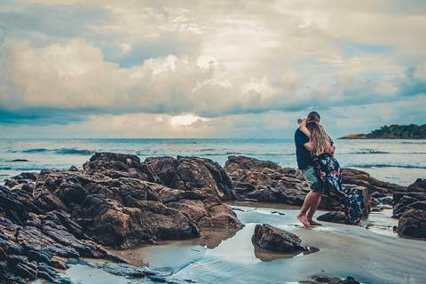 ENSAIO CASAL PRAIA DE IPORANGA - Guarujá - SP  '