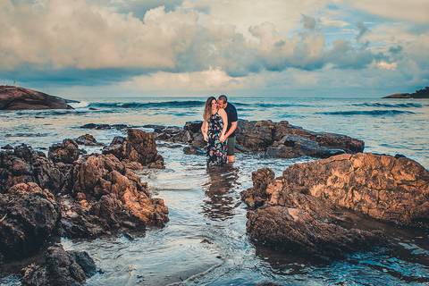 ENSAIO CASAL PRAIA DE IPORANGA - Guarujá - SP '