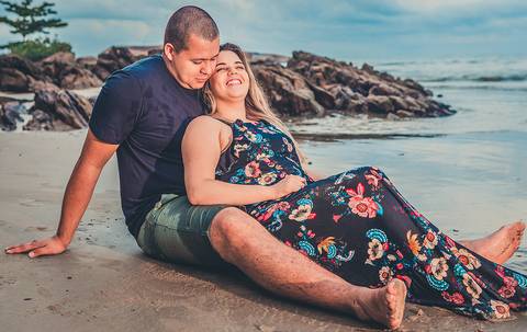 ENSAIO CASAL PRAIA DE IPORANGA - Guarujá - SP '