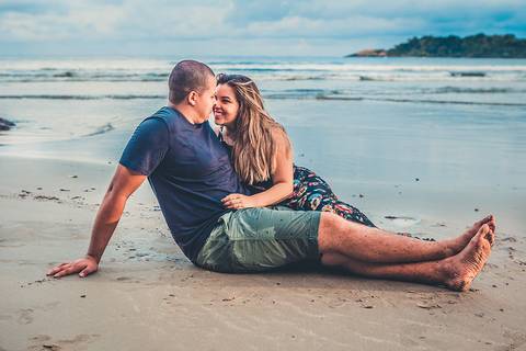 ENSAIO CASAL PRAIA DE IPORANGA - Guarujá - SP '