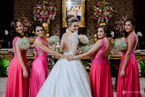 fotos com madrinhas'