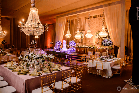 decoração dourada'