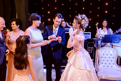 entega do anel de 15 anos'