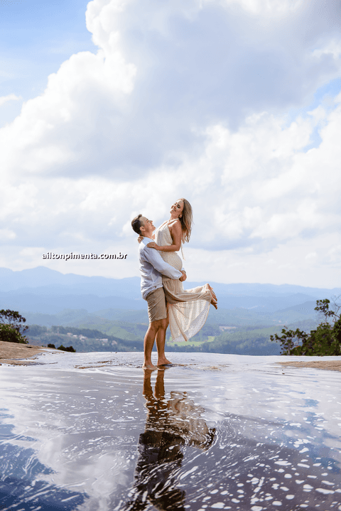 fotos na pedra azul'