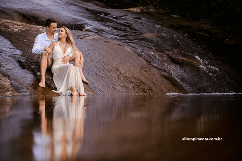fotos de casal na cachoeira'