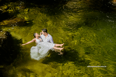 fotos pre weddnig na cachoeira'