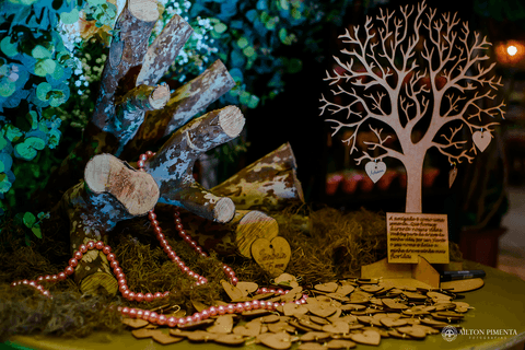 arvore na decoracao'