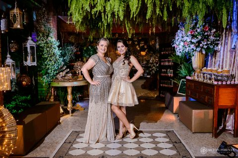 fotos com a mae na festa'