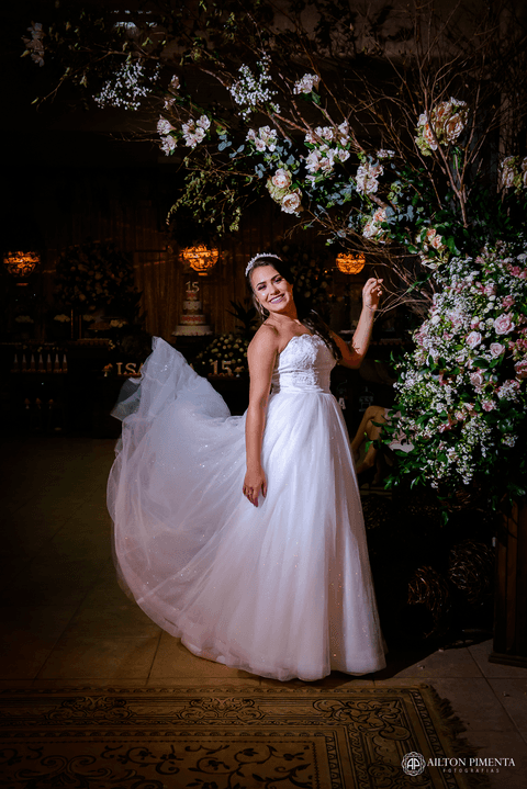 fotos somente da debutante'