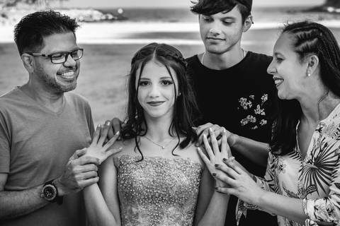 Ensaio de Família em Santos'