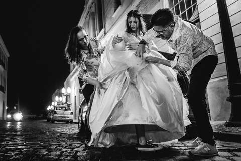 vestido de Debutante '