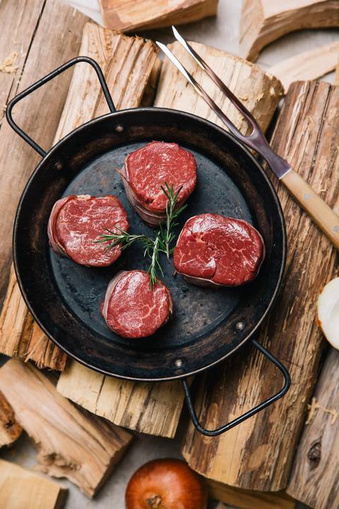 Fotografia de carne para propaganda. Agência de propaganda'