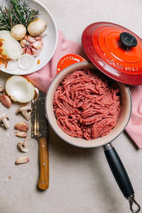 Fotos de carne para divulgação em redes sociais'