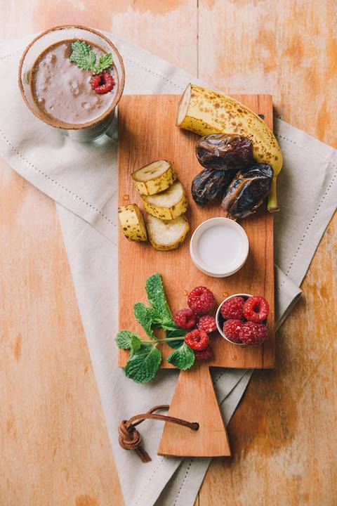 Fotografia de frutas para divulgação em redes sociais'